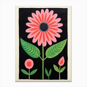 Pink Daisy Canvas Print