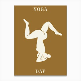 Yoga Day Canvas Print