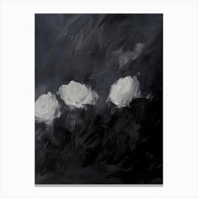 White Roses 4 Canvas Print