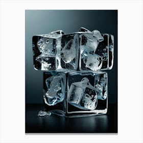 Ice Cubes Canvas Print