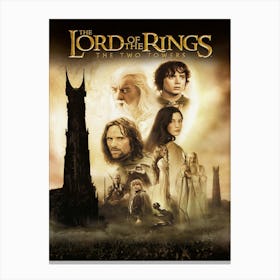 The Lord Of The Rings Characters Canvas Print