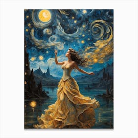 Starry Night 1 Canvas Print