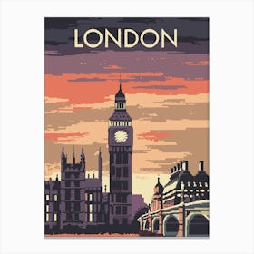 London At Sunset 1 Canvas Print