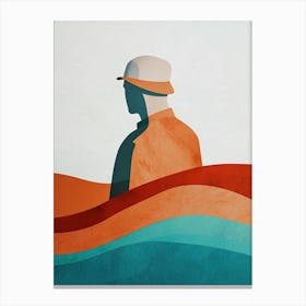 Man In The Hat Canvas Print