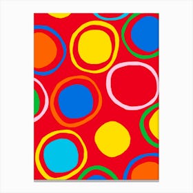 Colorful Circles 2 Canvas Print