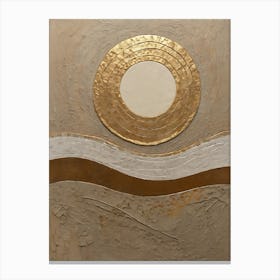 Golden Sun Canvas Print