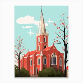 Denmark 3 Travel Illustration Canvas Print