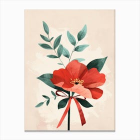 Red Flower 3 Canvas Print