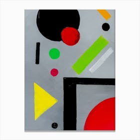 Fun Geometry Canvas Print