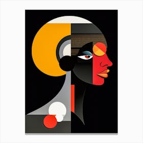 Abstract Illustration Of A Woman And The Cosmos 29 Canvas Print