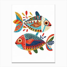 Two Fish 7 Canvas Print