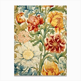 Floral Wallpaper 29 Canvas Print