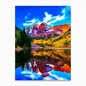 Maroon Morning Canvas Print