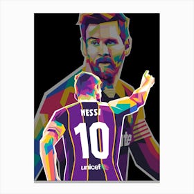 Goat Messi10 Canvas Print