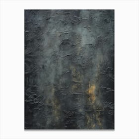 Black Art Textured 4 Canvas Print