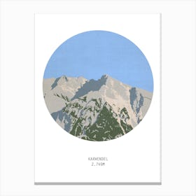 Karwendel Austria Mountain Canvas Print