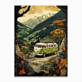 Travel Bus 1 Canvas Print