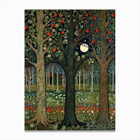 William Morris Apple Trees In The Forest Canvas Print