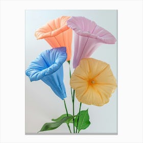 Dreamy Inflatable Flowers Morning Glory 1 Canvas Print