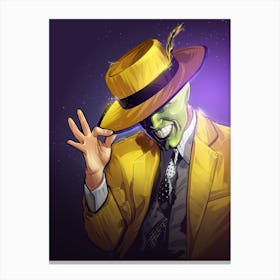The Mask Hat Canvas Print