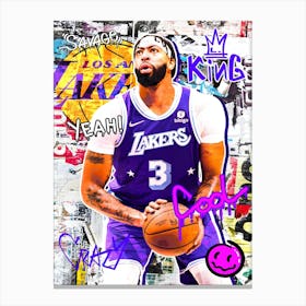 Anthony Davis La Lakers 1 Canvas Print