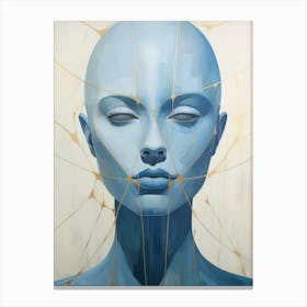 'The Blue Woman' Canvas Print