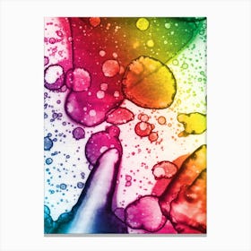 Watercolor Joy Of Life Canvas Print