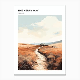 The Kerry Way Ireland 2 Hiking Trail Landscape Poster Canvas Print