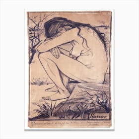 Sorrow, Vincent Van Gogh Canvas Print