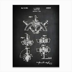 Steering Wheel Sailing Boat Wheel Patent Print Patent Boat Art Sailing Wheel Decor Boat Print Sail Boat Art Patent Print Vb0131 Canvas Print