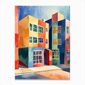 Colorful Buildings Canvas Print