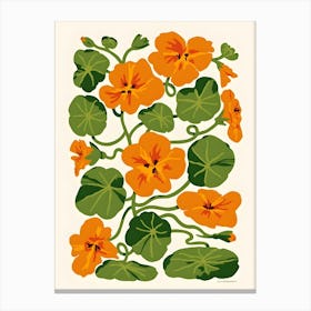 Nasturtiums Canvas Print