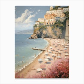 April Beach Canvas Print