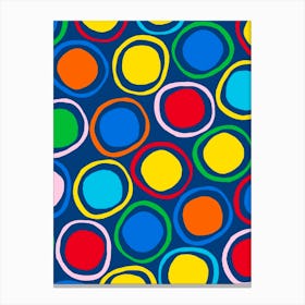 Colorful Circles 4 Canvas Print