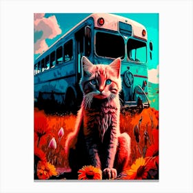 Cute cat 2 Canvas Print