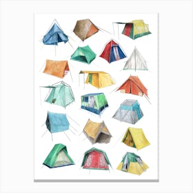 Camping Canvas Print
