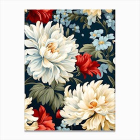 Floral Tile 3 Canvas Print