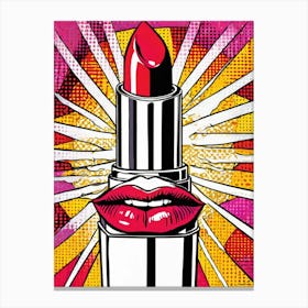 Pop - Lipstick Canvas Print