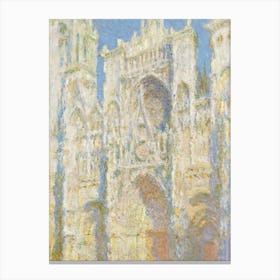 Claude Monet'S Cathedral Canvas Print