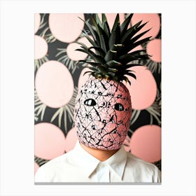 Pineapple Mask Canvas Print