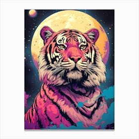 Tiger In Space 1 Canvas Print