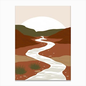 River In The Desert 3 Canvas Print