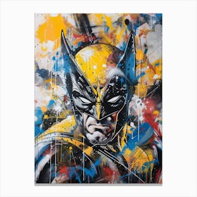 Wolverine Pop Abstract Canvas Print