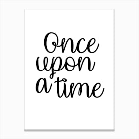 Once Upon A Time Canvas Print