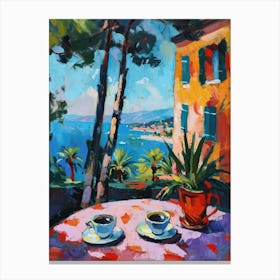 Genoa Espresso Made In Italy 4 Canvas Print