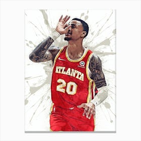 John Collins Atlanta Hawks Canvas Print