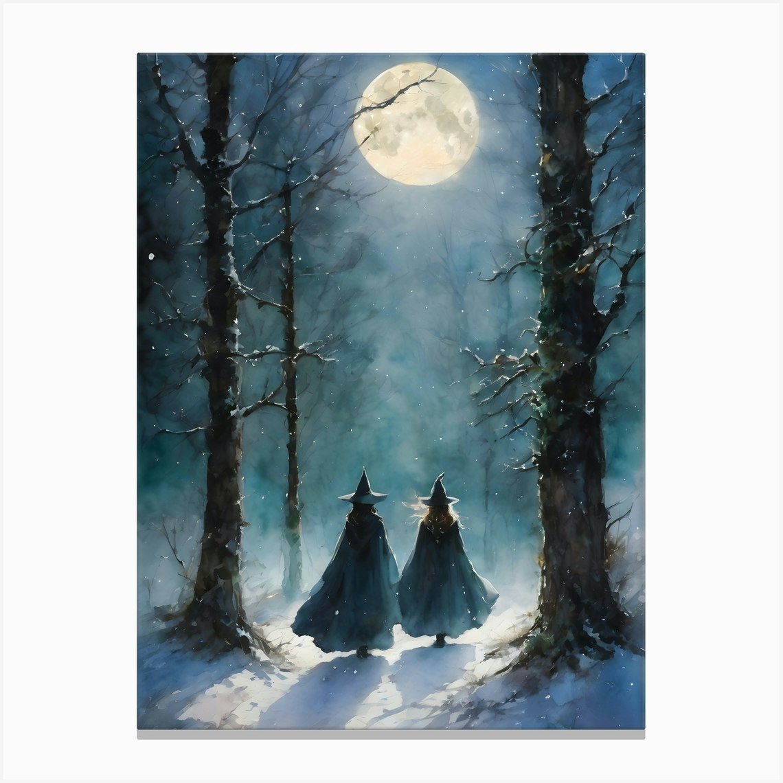 Snow Scene Winter Animals Wolf Bathroom Mat Corridor Carpet