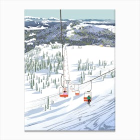 Ski Resort Canvas Print