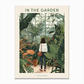 In The Garden Poster Alnwick Gardens 2 Canvas Print