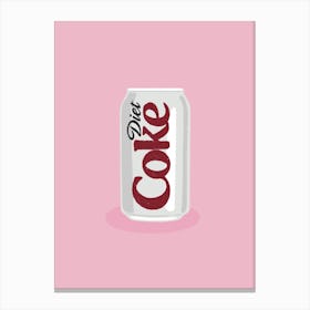 Diet Coke Canvas Print